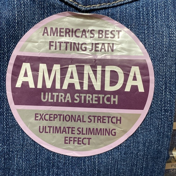 Gloria Vanderbilt Amanda Jeans 16P short - Picture 7 of 7